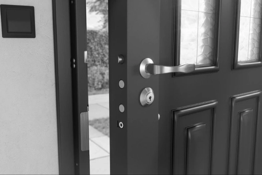 Porte blindée de maison individuelle